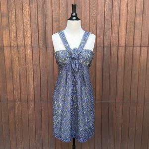MW Matthew Williamson navy lace cocktail dress. US 8